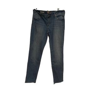 kut from the kloth straight leg katy boyfriend light wash jeans size 6
